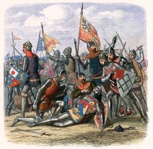 Smrt Henryho Percyho Harryho Hotspura v bitvě u Shrewsbury, 21. července 1403, c1860 od Unbekannt