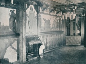 Dekorace pro hudební místnost od Fritze Erlera, c1899 od Unbekannt