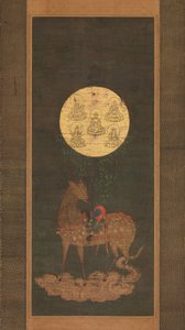 Jelení mandala ze svatyně Kasuga, konec 14. století. od Unbekannt