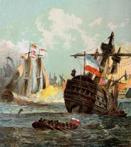 Porážka holandské flotily, 1666 1850 od Unbekannt