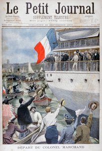 Odjezd plukovníka Marchanda, Marseille, 1900 od Unbekannt