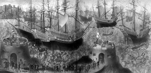 Odjezd Jindřicha VIII z Doveru, květen 1520, 1902 od Unbekannt