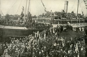 Odjezd viktoriánské B.C. Kontingent, c1914, 1919. od Unbekannt