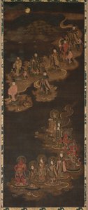 Sestup devíti svítidel a sedmi hvězd v Kasuga, 1300s. od Unbekannt