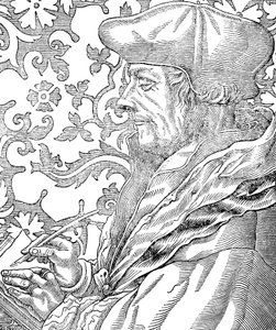 Desiderius Erasmus, holandský humanista a učenec 15.–16. století, 19. stol. od Unbekannt