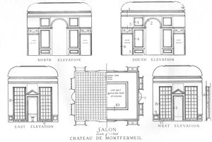 Podrobnosti o salonech, Chateau de Montfermeil, Paříž, 1924 od Unbekannt