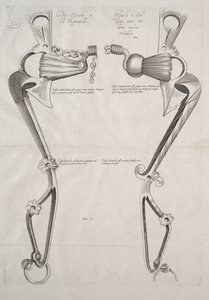 Diagram pro koně Bit, 1700s. od Unbekannt