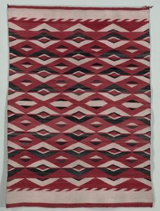 Koberec Diamond Network Style, c. 1890-1900. od Unbekannt