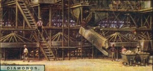 Diamanty . Washing Plant, Kimberley, 1928 od Unbekannt