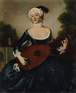Oblíbená sestra Friedr. D. Gr. 1709-1758. - Obraz Pesne, 1934. od Unbekannt