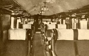 Dining-Car, London Midland and Scottish Railway, 1930. od Unbekannt