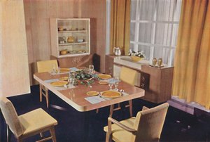 Jídelní skupina z javoru ptačího oka, 1942. od Unbekannt