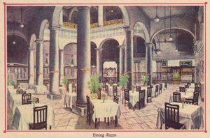 Jídelna - Hotel Florida - Havana - Kuba, c1910 od Unbekannt