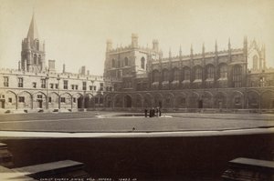 Jídelna, Christ Church College, Oxford, Oxfordshire, konec 19. nebo začátek 20. století od Unbekannt