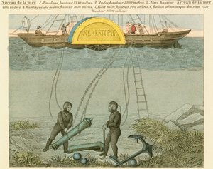 Potápěči zachraňují zbraně z mořského dna, c1855 od Unbekannt