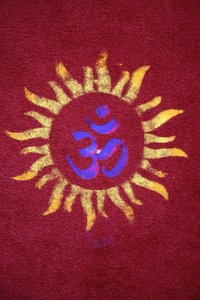 Diwali rangoli v chrámu Shirdi Sai Baba, Leicester. Spojené království od Unbekannt
