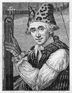 Dr John Jeffries, americký balonista, 1786 od Unbekannt