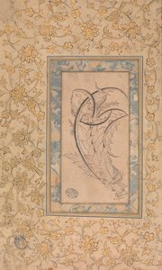 Dragon Omotaný kolem Saz Leaves, ca. 1550-70. od Unbekannt