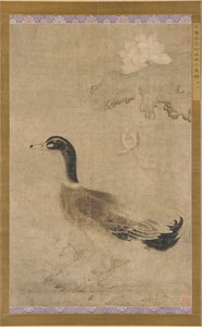 Drake a lotosové květy, dynastie Yuan, 1279-1368. od Unbekannt
