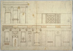 Kresba, design pro interiér, 1800–1820 od Unbekannt
