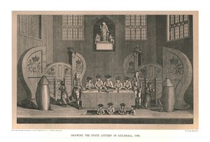 Drawing the State Lottery, 1763, 1886 od Unbekannt