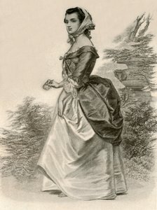 Šaty mladé dámy z Virginie, c1775, 1937. od Unbekannt