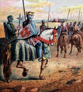 Vévoda Robert jde do Palestiny, 11. století, c1850 od Unbekannt