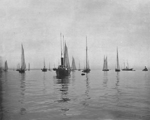 Brzy ráno v New York Bay, USA, c1900. od Unbekannt