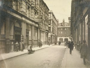 Východní konec Jewin Street, Londýn, c1920 od Unbekannt