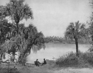 Eau Gallee, Indian River, Florida, c1897. od Unbekannt