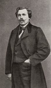 Edmond de Goncourt, francouzský autor, 1868 od Unbekannt