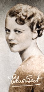 Edna Best 1900-1974, britská divadelní a filmová herečka, 1935 od Unbekannt