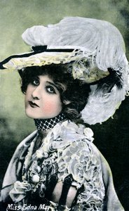 Edna May 1878-1948, americká zpěvačka a herečka, začátek 20. století od Unbekannt