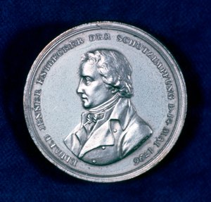 Edward Jenner, anglický lékař, 1800 od Unbekannt