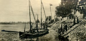 Egypt – vesnice Embaba poblíž Káhiry, c1918-c1939. od Unbekannt