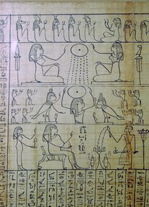 Egyptské zobrazení pohřbu a vstupu do podsvětí, Papyrus Ani od Unbekannt
