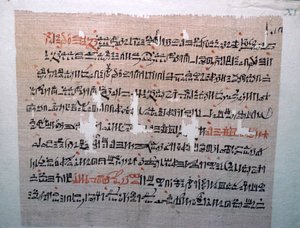 Egyptské hieratické písmo od Unbekannt