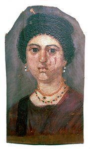 Egyptský voskový portrét dámy, 2. stol od Unbekannt
