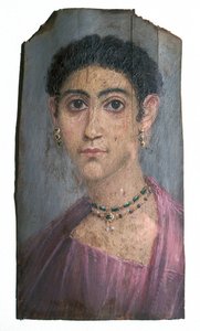 Egyptský voskový portrét dámy, 2. stol od Unbekannt