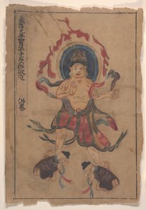 Osm buddhistických obrazů. od Unbekannt