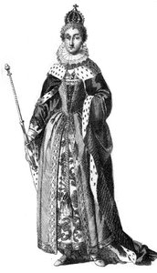 Alžběta I. Anglická, 1533-1603 od Unbekannt