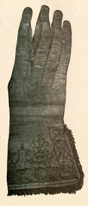 Vyšívaná rukavice, 17. století, 1937. od Unbekannt