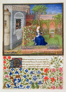 Emilia ve své zahradě, 1468 od Unbekannt