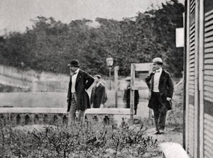 Francouzský císař Napoleon III v exilu, Chislehurst, Kent, 1871-1873 od Unbekannt