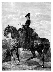 Císařovna Eugenie de Montijo 1826-1920 od Unbekannt