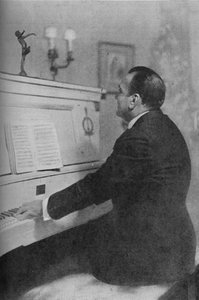 Enrico Caruso - italský slavný tenor na klavír, c1925 od Unbekannt
