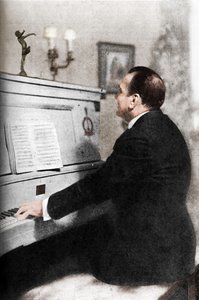 Enrico Caruso - italský slavný tenor na klavír, c1925 od Unbekannt