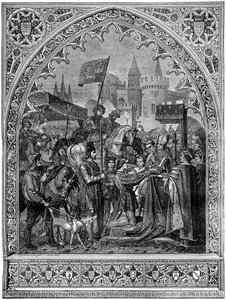Vstup Ludvíka XI. Francouzského do Troyes, 1462 1882-1884 od Unbekannt