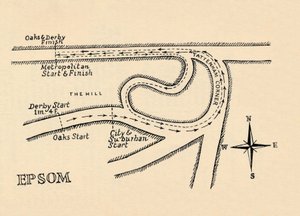 Epsom Race Course, 1940 od Unbekannt