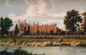 Eton College od řeky, 1911, 1914. od Unbekannt